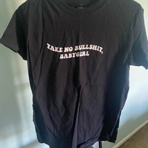 Take no bullshit babygurl nasty gal brand